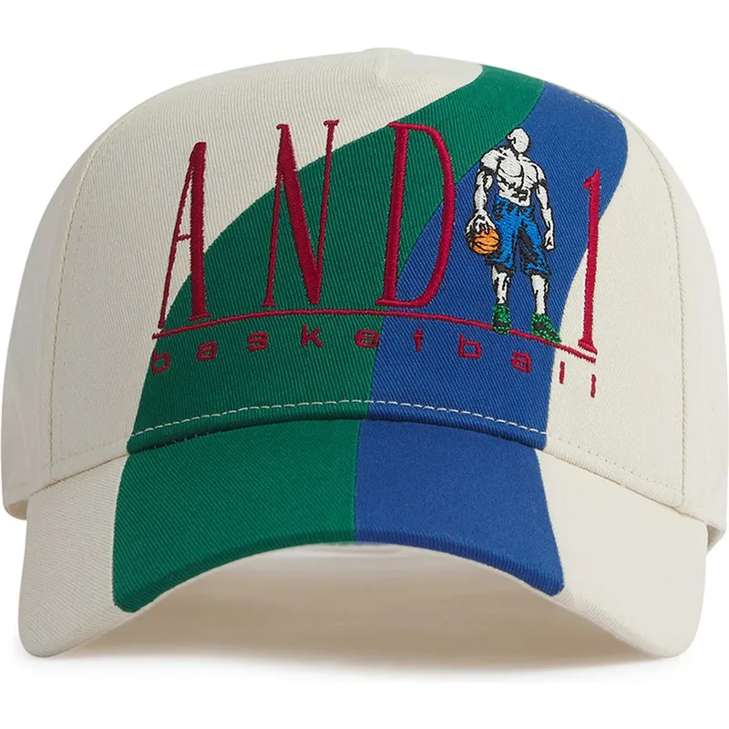 epci-curbata-bej-snapback-retro-colour-block-de-and1