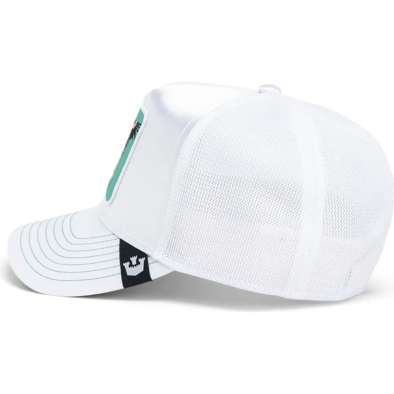 epci-curbata-alb-snapback-goorin-bros-pelican-bird-escape-not-into-yoga-great-escape-the-farm-white-hat-the-farm-de-goorin-bros