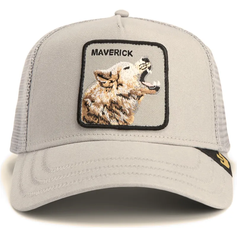 epci-curbata-gri-snapback-maverick-howling-in-harmony-core-canvas-the-farm-de-goorin-bros
