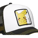 cap-curbata-black-snapback-pikachu-pokemon-de-capslab