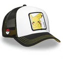 cap-curbata-black-snapback-pikachu-pokemon-de-capslab