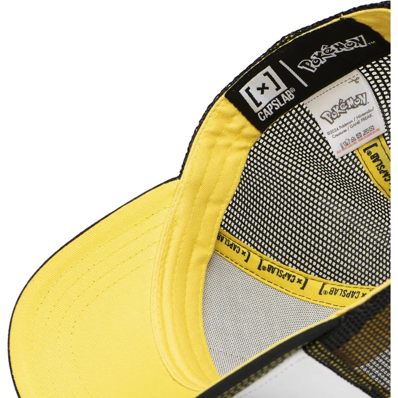 cappellino-trucker-bianco-e-nero-pikachu-pkm6-ele-pokemon-di-capslab