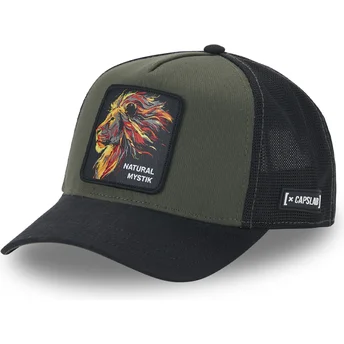 Șepci curbată negru snapback Natural Mystik MYS Leu Fiare mitice de Capslab