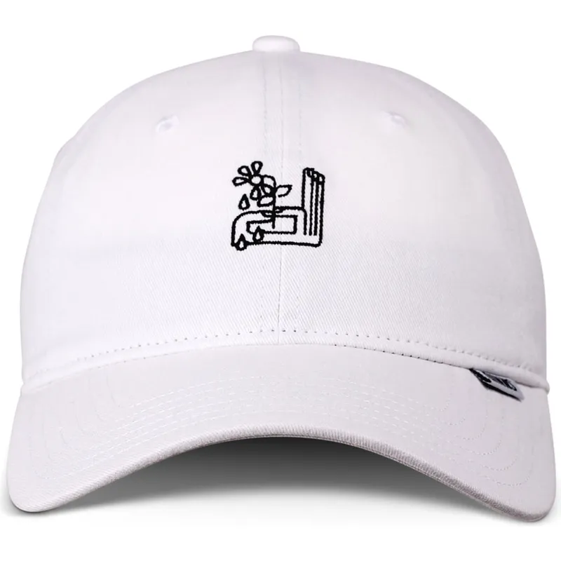 gorra-curva-blanca-ajustable-lovemenot-de-djinns