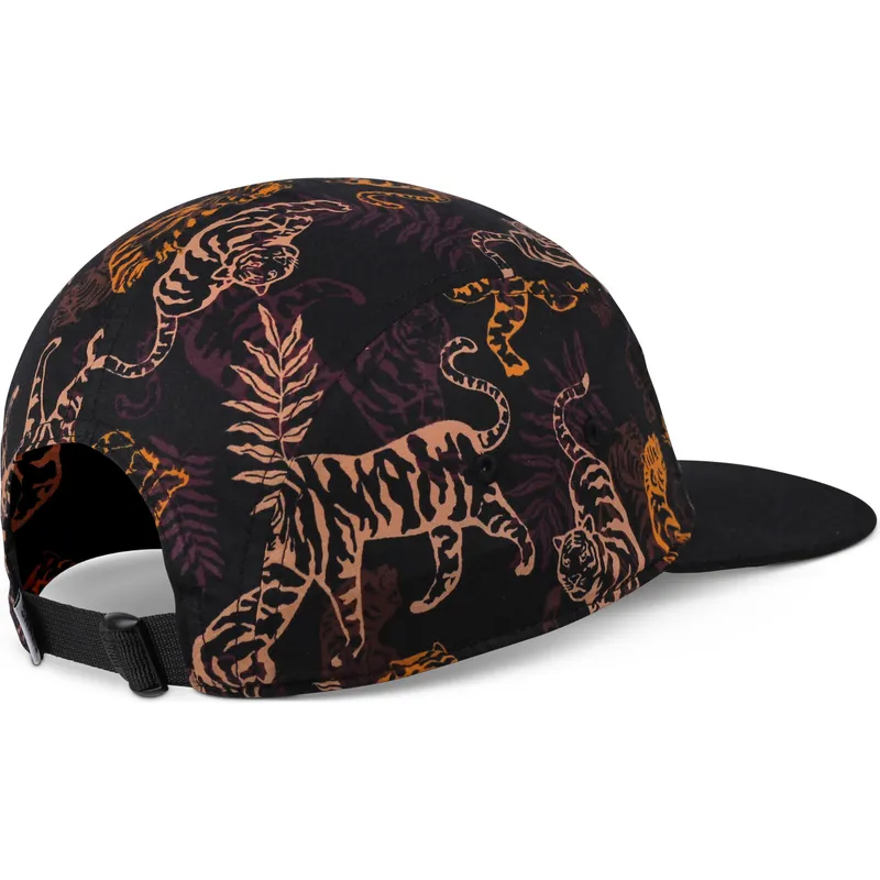 gorra-plana-negra-ajustable-aloha-tiger-de-djinns