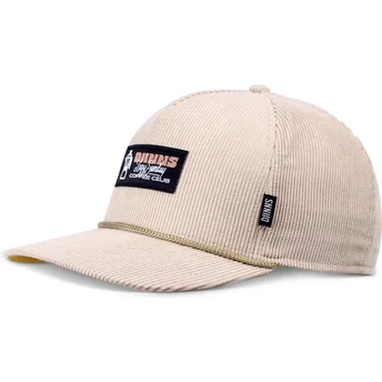 Șepci curbată bej snapback HFT Sunday Coffee Cord de Djinns