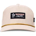 beige-bojd-snapback-keps-hft-sunday-coffee-cord-fran-djinns
