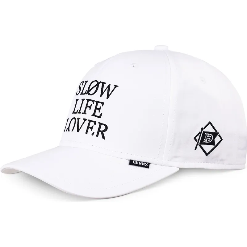 cappello-curvo-bianco-regolabile-truefit-slow-life-lover-di-djinns