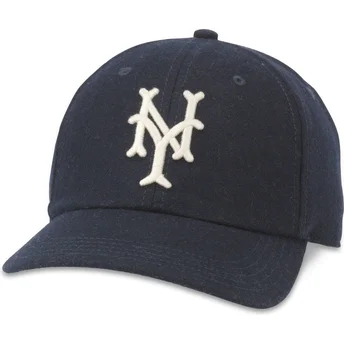 Casquette courbée bleue marine ajustable New York Cubans Archive Legend American Needle