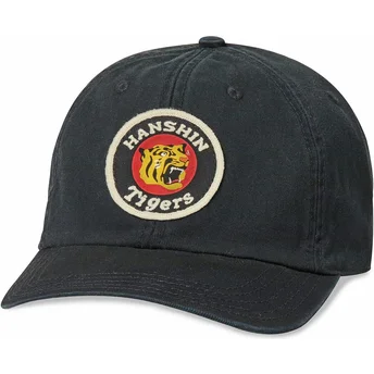 Șepci curbată negru bandă reglabilă Hanshin Tigers Hepcat de Hanshin Tigers MLB de American Needle