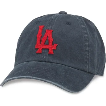Justerbar mörkblå böjd keps Los Angeles Angels Archive från American Needle