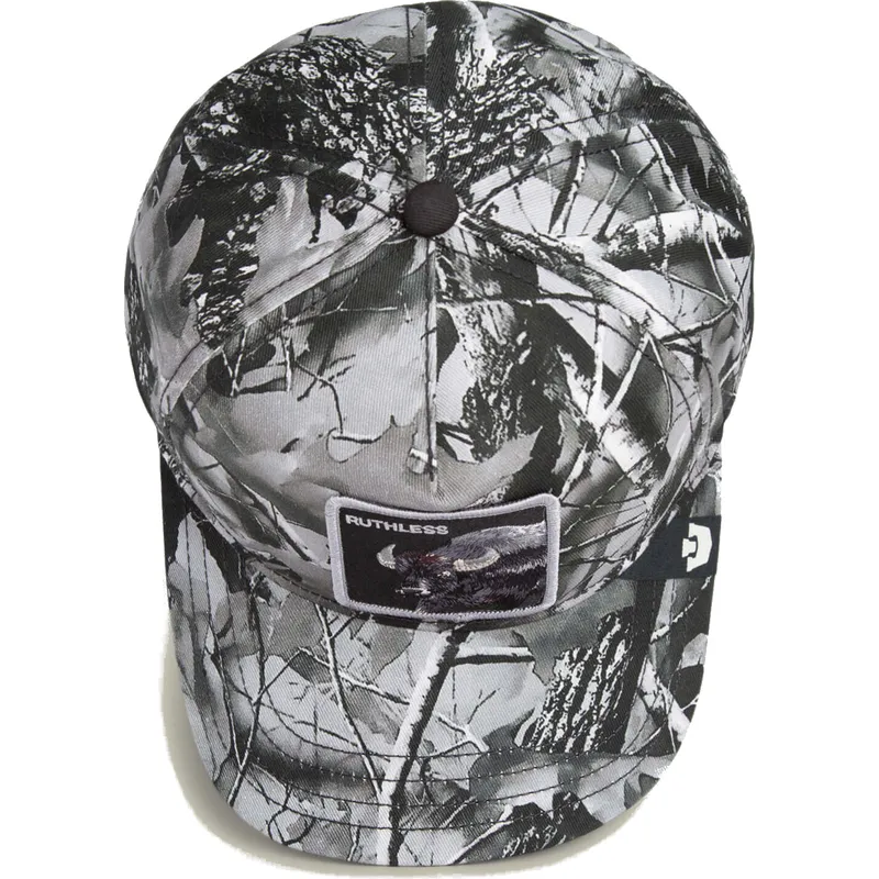 gorra-curva-camouflage-snapback-bufalo-ruthless-camo-desaturated-camo-the-farm-di-goorin-bros