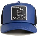 goorin-bros-horse-lfg-stallion-pre-game-seasonal-the-farm-blue-and-black-trucker-hat