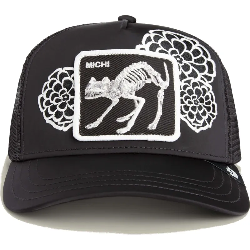 epci-curbata-negru-snapback-dia-michi-dia-de-los-muertos-the-farm-de-goorin-bros