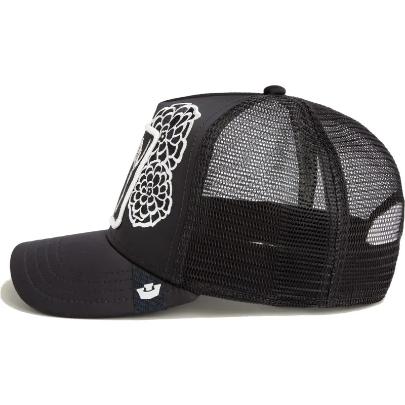 cap-curbata-black-snapback-gato-dia-de-michi-dia-de-los-muertos-the-farm-the-farm-de-goorin-bros