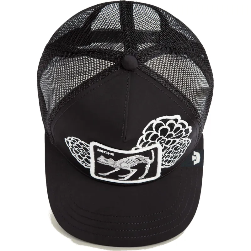 schwarze-trucker-kappe-katze-dia-de-michi-dia-de-los-muertos-the-farm-von-goorin-bros