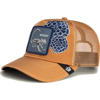 Cap curbată brown snapback ratón Dia de Speedy Dia de Los Muertos The Farm The Farm de Goorin Bros.