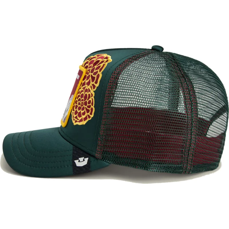 gorra-trucker-verde-cavallo-dia-de-potro-dia-de-los-muertos-the-farm-di-goorin-bros