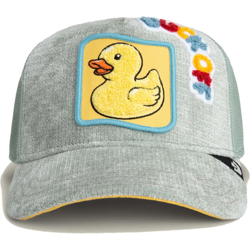 gorra-trucker-grigia-e-gialla-duck-off-ducking-autocorrect-happy-thoughts-the-farm-di-goorin-bros