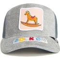 epci-curbata-gri-snapback-rock-on-hobby-horse-happy-thoughts-the-farm-de-goorin-bros