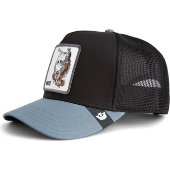 Cappellino trucker nero e grigio scoiattolo Nuts Lerriuqs...
