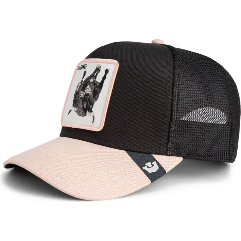 schwarze-und-beige-trucker-kappe-toro-raging-llub-flip-side-2-the-farm-von-goorin-bros
