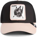 schwarze-und-beige-trucker-kappe-toro-raging-llub-flip-side-2-the-farm-von-goorin-bros