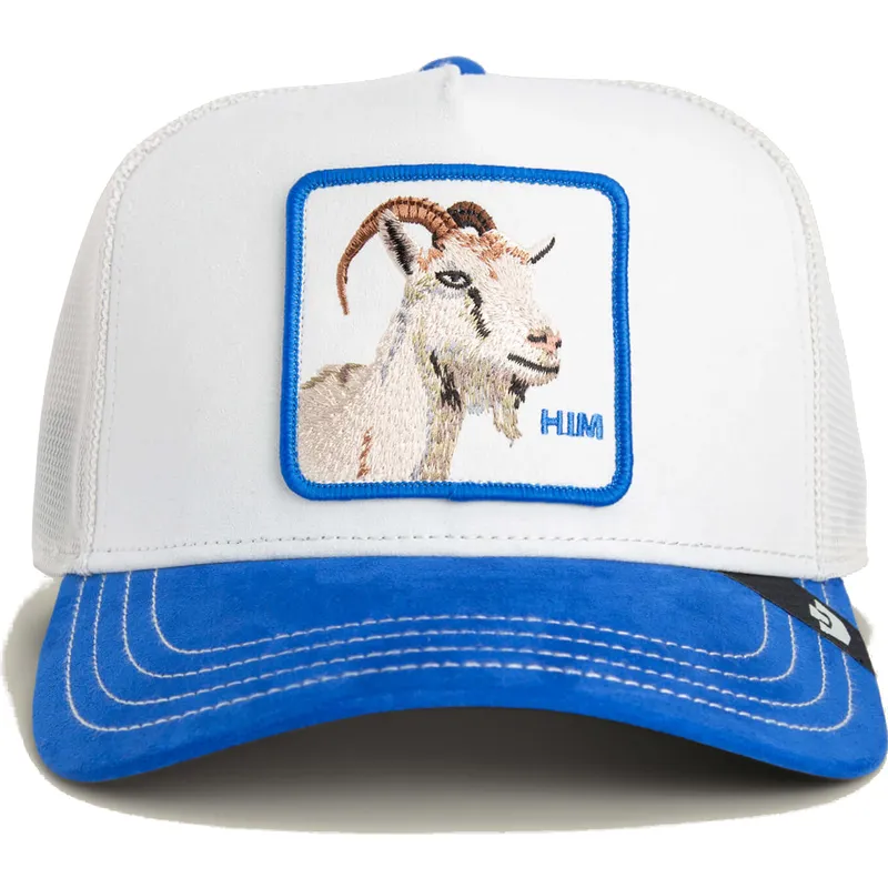 gorra-trucker-bianca-e-blu-capra-him-suede-goat-suede-truckers-the-farm-di-goorin-bros
