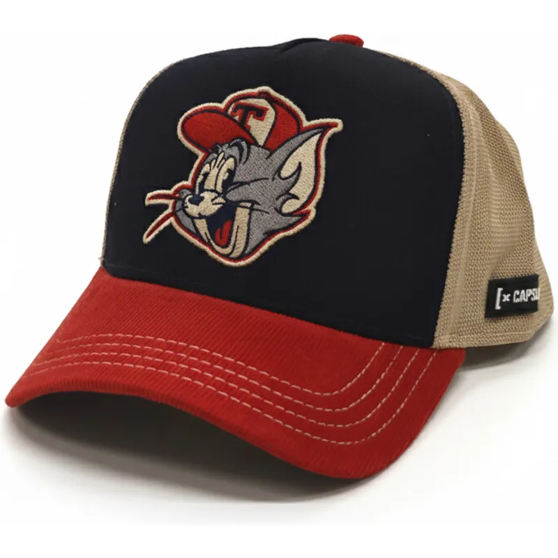 cappellino-trucker-multicolore-tom-taj7-tom-looney-tunes-di-capslab