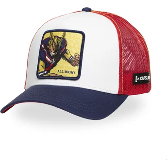 Cappello trucker multicolore All Might MHA ALL My Hero Academia di Capslab