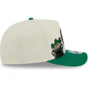 boston-celtics-nba-new-era-9fifty-a-frame-precurved-hardwood-classics-beige-och-gron-snapback-keps