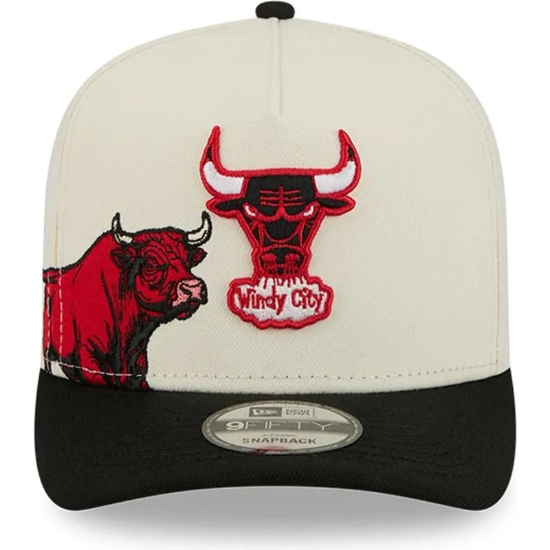 epci-curbata-negru-snapback-9fifty-a-frame-precurved-hardwood-classics-de-chicago-bulls-nba-de-new-era