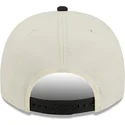 beige-och-svart-bojd-keps-snapback-9fifty-a-frame-precurved-hardwood-classics-fran-chicago-bulls-nba-av-new-era