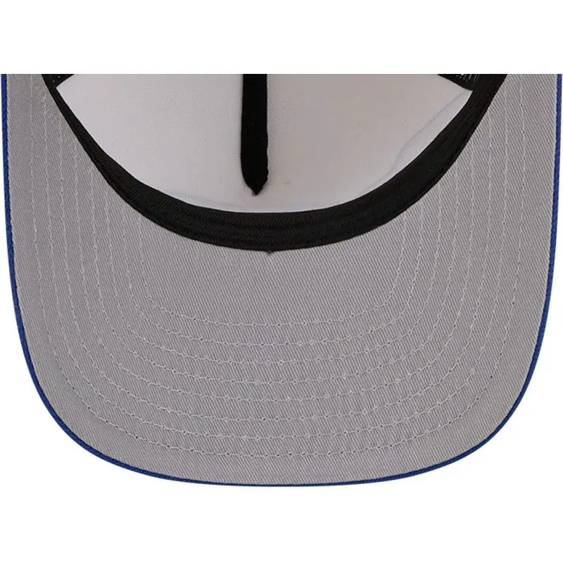 beige-blaue-snapback-kappe-9fifty-a-frame-precurved-hardwood-classics-der-dallas-mavericks-nba-von-new-era