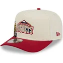 epci-curbata-rou-snapback-9fifty-a-frame-precurved-hardwood-classics-de-denver-nuggets-nba-de-new-era