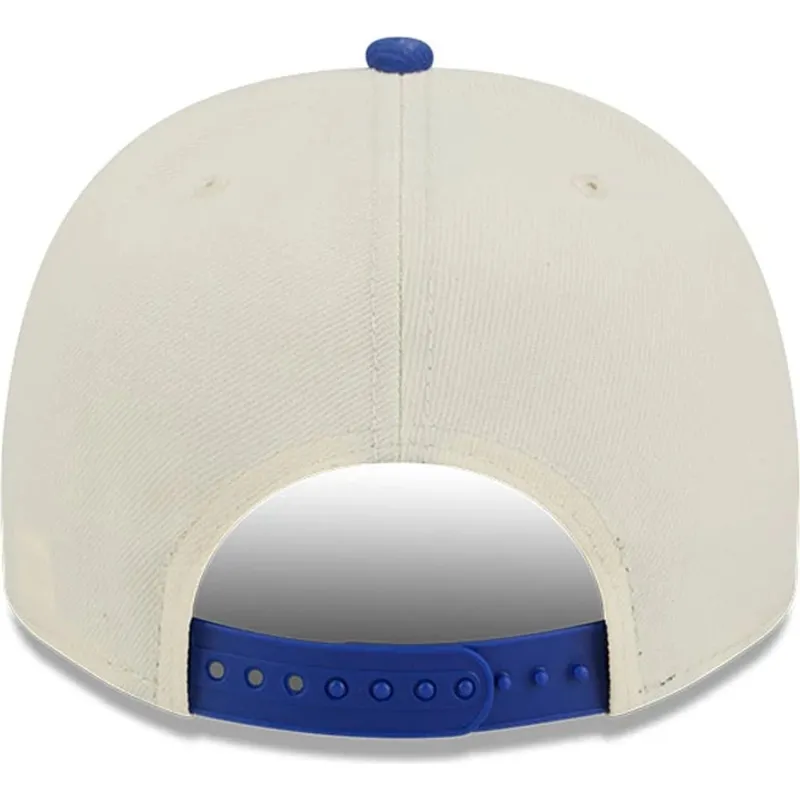 beige-blaue-snapback-kappe-9fifty-a-frame-precurved-hardwood-classics-der-golden-state-warriors-nba-von-new-era