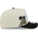 epci-curbata-negru-snapback-9fifty-a-frame-precurved-hardwood-classics-de-los-angeles-lakers-nba-de-new-era