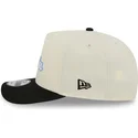 epci-curbata-negru-snapback-9fifty-a-frame-precurved-hardwood-classics-de-los-angeles-lakers-nba-de-new-era