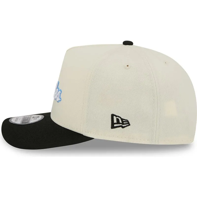 epci-curbata-negru-snapback-9fifty-a-frame-precurved-hardwood-classics-de-los-angeles-lakers-nba-de-new-era