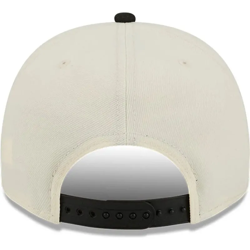 epci-curbata-negru-snapback-9fifty-a-frame-precurved-hardwood-classics-de-los-angeles-lakers-nba-de-new-era