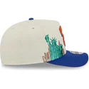 epci-curbata-albastru-snapback-9fifty-a-frame-precurved-hardwood-classics-de-new-york-knicks-nba-de-new-era