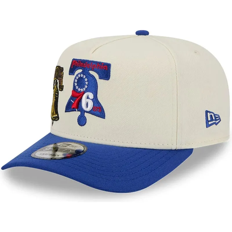epci-curbata-albastru-snapback-9fifty-a-frame-precurved-hardwood-classics-de-philadelphia-76ers-nba-de-new-era