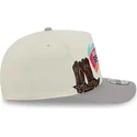 cappello-curvo-beige-e-grigio-snapback-9fifty-a-frame-precurved-hardwood-classics-dei-san-antonio-spurs-nba-di-new-era