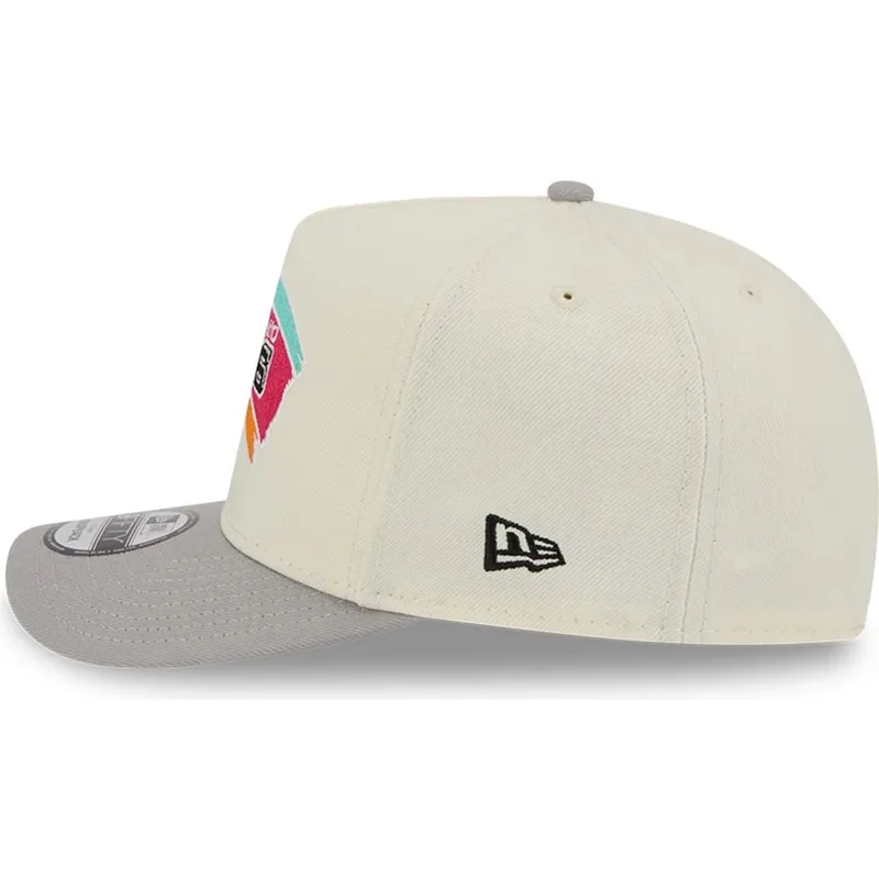 san-antonio-spurs-nba-new-era-9fifty-a-frame-precurved-hardwood-classics-beige-und-grau-snapback-kappe