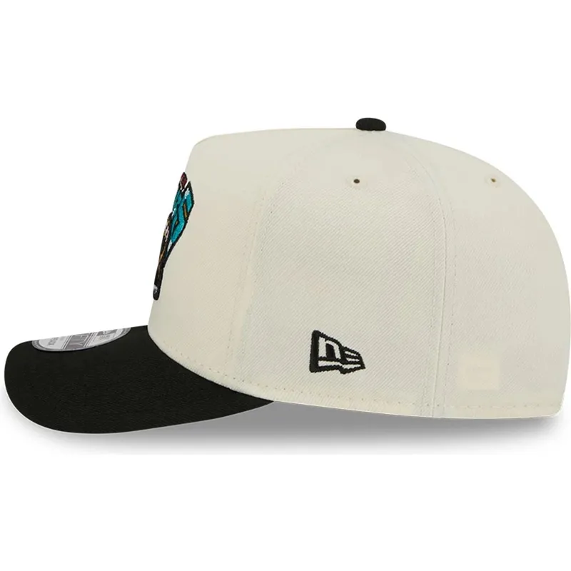 bezowo-czarna-czapka-z-zakrzywionym-daszkiem-snapback-9fifty-a-frame-precurved-hardwood-classics-vancouver-grizzlies-nba-marki-n
