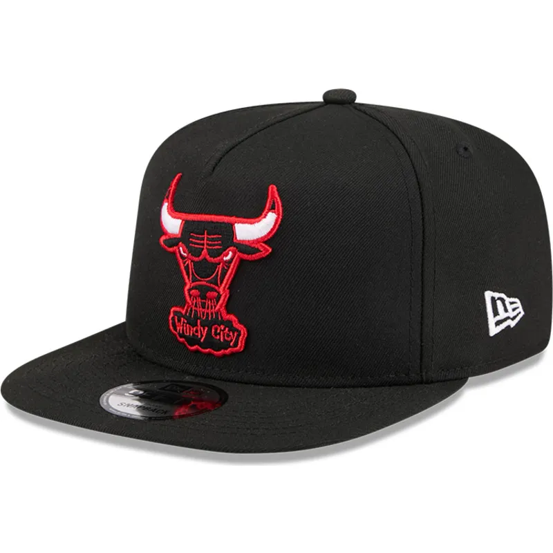 svart-platt-snapback-keps-9fifty-a-frame-hardwood-classics-fran-chicago-bulls-nba-av-new-era