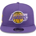 cappello-piatto-viola-snapback-9fifty-a-frame-hardwood-classics-dei-los-angeles-lakers-nba-di-new-era