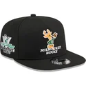 czarna-plaska-czapka-snapback-9fifty-a-frame-hardwood-classics-milwaukee-bucks-nba-new-era