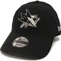 schwarze-verstellbare-gebogene-kappe-9twenty-stamp-der-san-jose-sharks-nhl-von-new-era