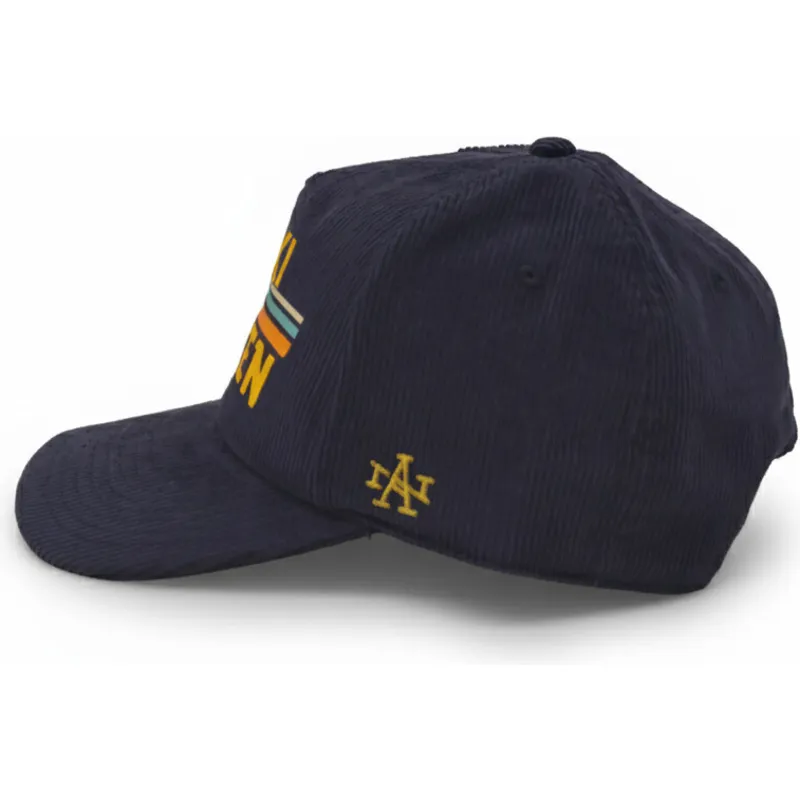 cappellino-snapback-a-visiera-curva-blu-navy-aspen-printed-cord-di-american-needle